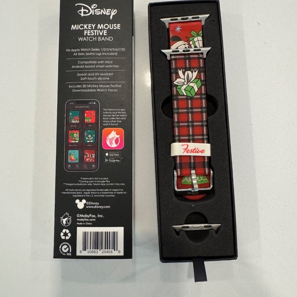 Moby Fox Disney Christmas Watch Band - Picture 4 of 6